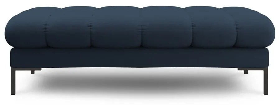 Sötétkék párnázott pad Bali – Cosmopolitan Design