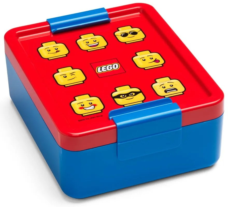 Iconic piros-kék uzsonnásdoboz és kulacs szett - LEGO®
