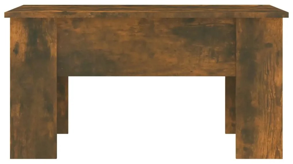 Füstös tölgy színű szerelt fa dohányzóasztal 79 x 49 x 41 cm