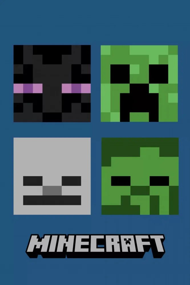 Minecraft párna és takaró szett