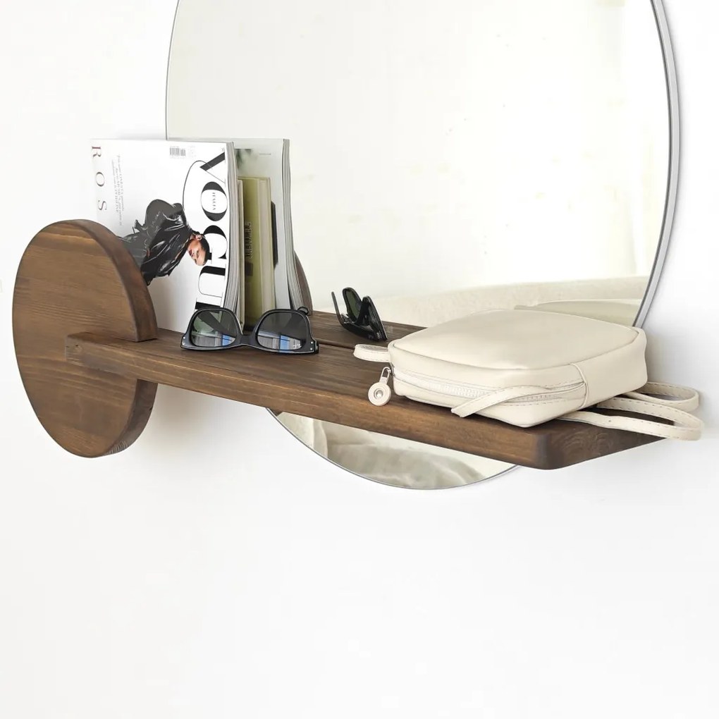 Points tükör, dió, 83 cm