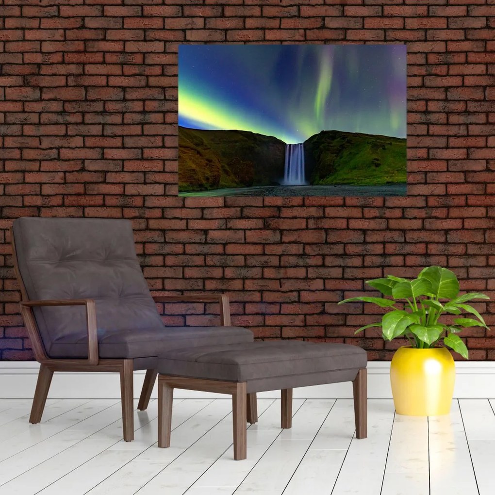 Kép - Aurora Borealis Izlandon (90x60 cm)