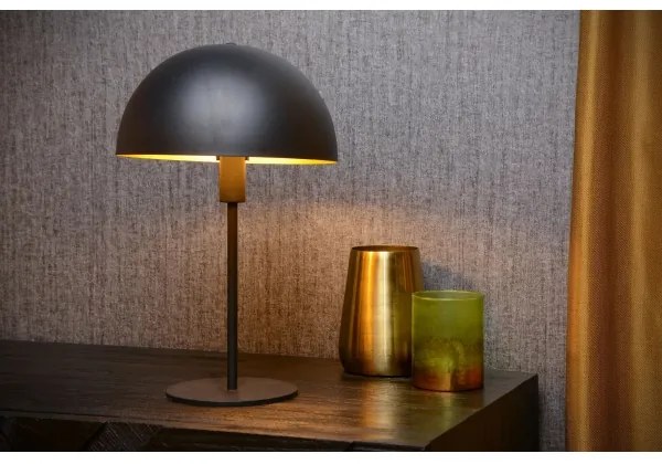 Lucide 45596/01/30 - Asztali lámpa SIEMON 1xE14/25W/230V fekete