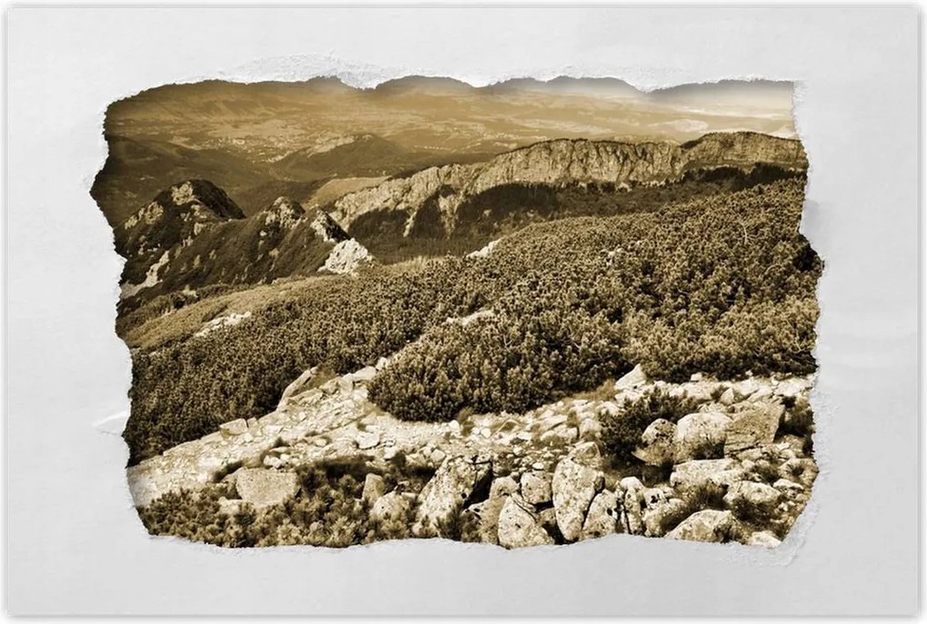 Poszterek 60x40 Tátra Lengyel hegyek Kilátás