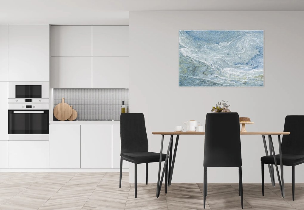 Étkezőasztal, tölgy/fekete, 150x80 cm, FRIADO