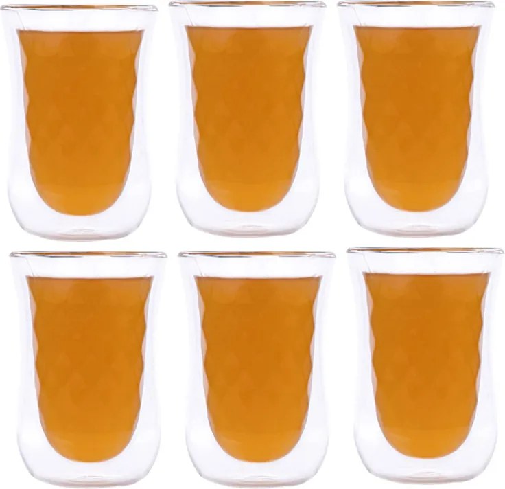 Thermo Poharak 280 ML Kávéhoz És Teához Poharak 6 Db-os Szett