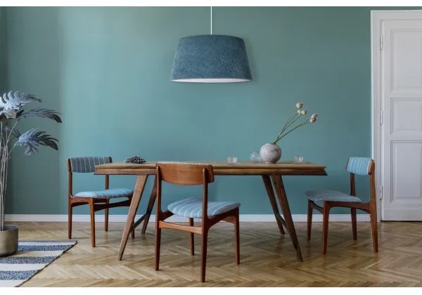 Duolla - Csillár zsinóron BOUCLE 1xE27/15W/230V á. 50 cm türkiz