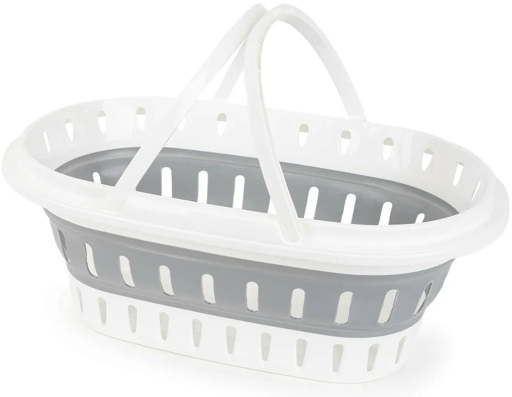 4Home Clean összecsukható szilikon kosár tiszta ruhákhoz
