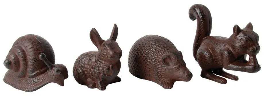 Fém kerti szobor készlet 4 db-os Animals – Esschert Design
