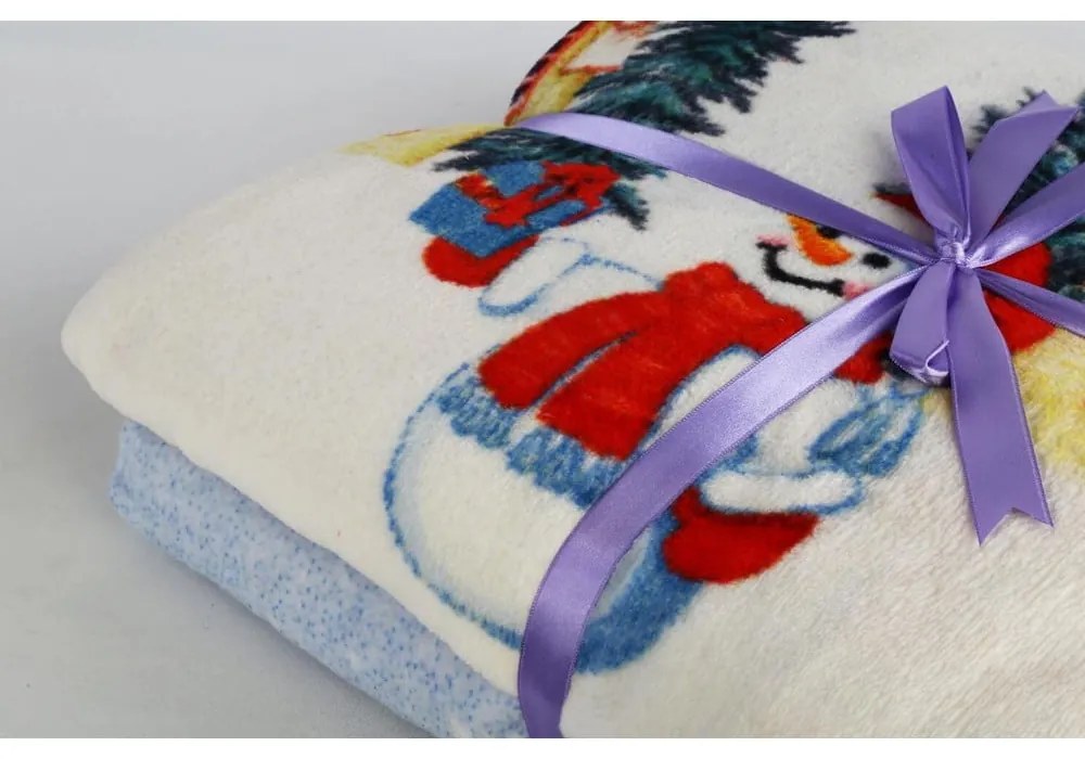 Pamutkeverék takaró karácsonyi mintával 150x200 cm – Mila Home