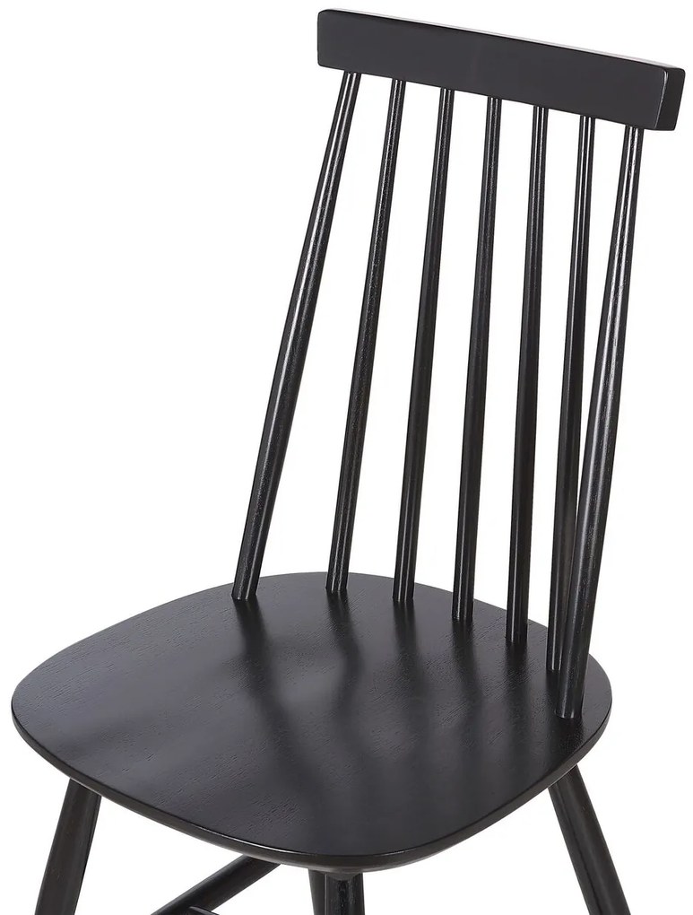 Étkezőszék szett 2 db Burank (fekete). 1009960