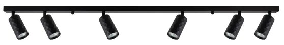 Brilagi - SELE DIAMANT 6xGU10/30W/230V fekete spotlámpa