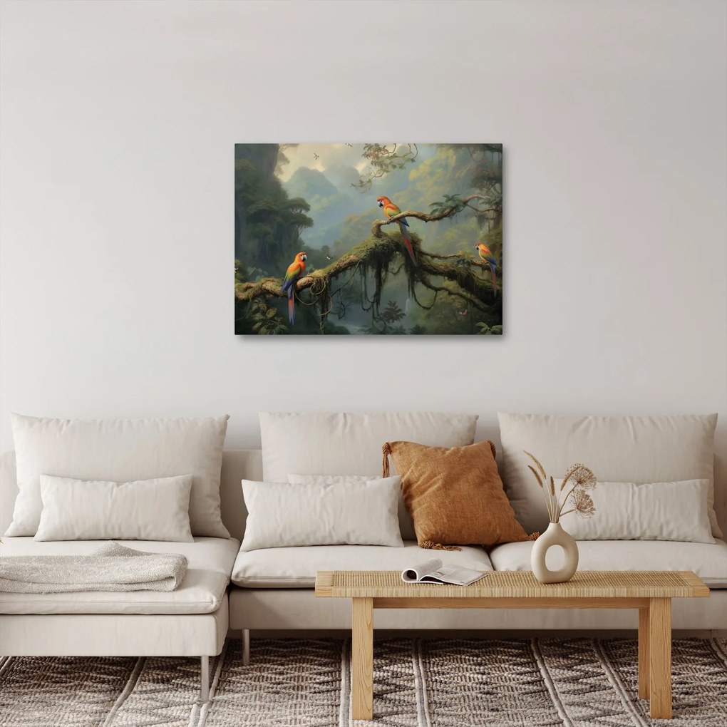 Kép - Trópusi erdő (70x50 cm)