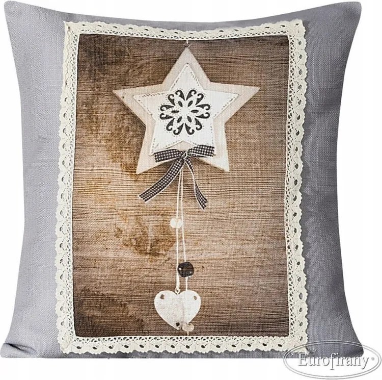 Dekoratív párnahuzat Eurofirany 40 x 40cm Karácsonyi