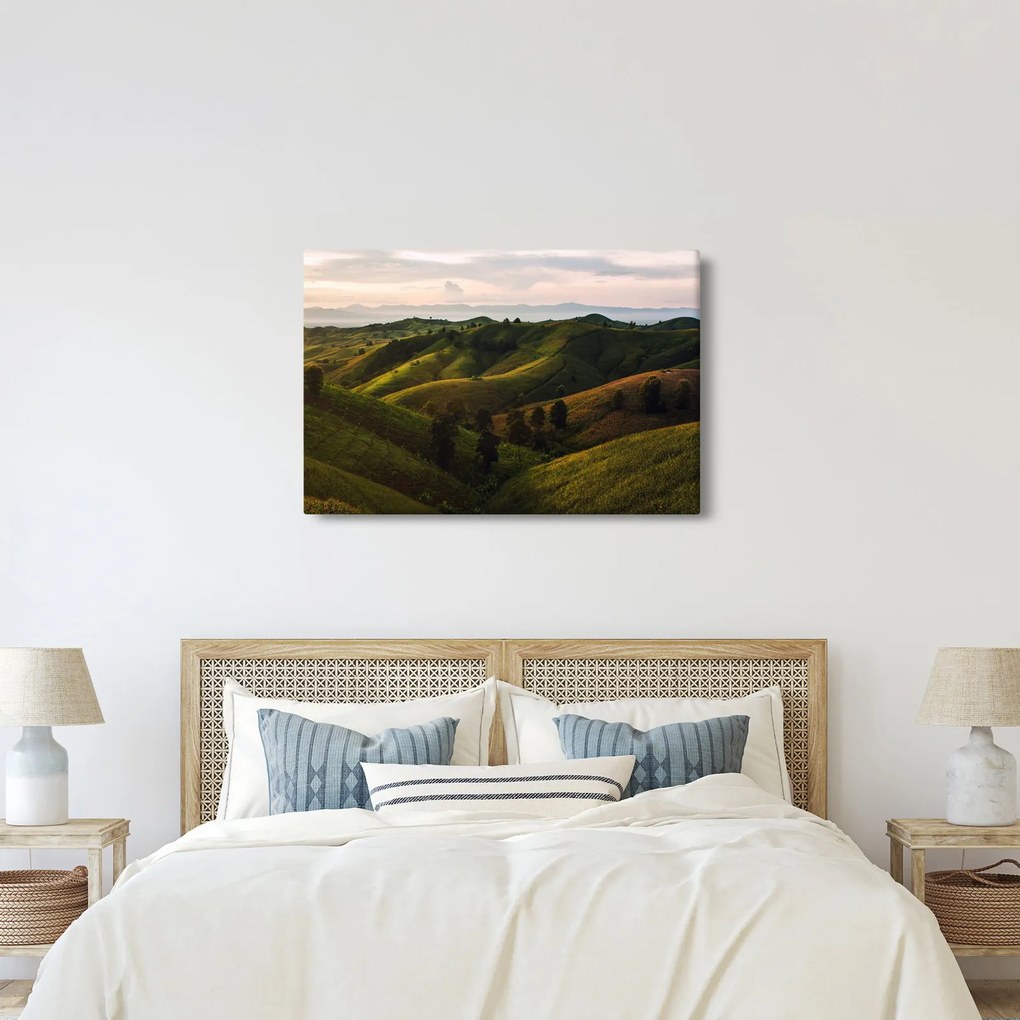 Kép - Kilátás a thai hegyekre (90x60 cm)