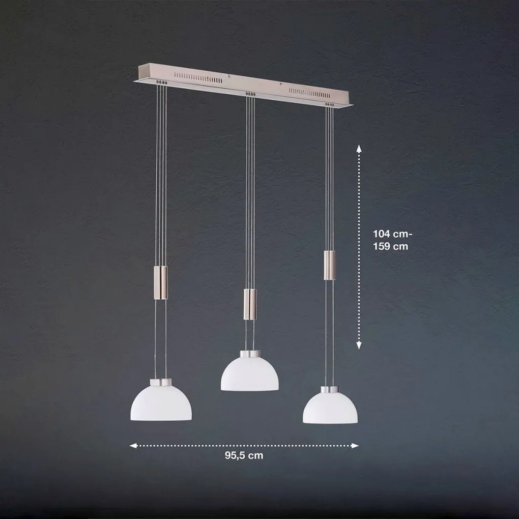 Fischer&Honsel Avignon 60090 Lepel lámpa 3x9W/LED 2700K 2900 lm IP20