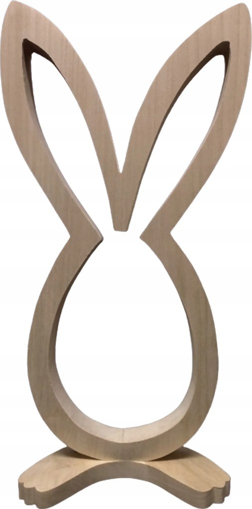 Húsvéti Nyuszi 3D fa nyuszi figura 29cm