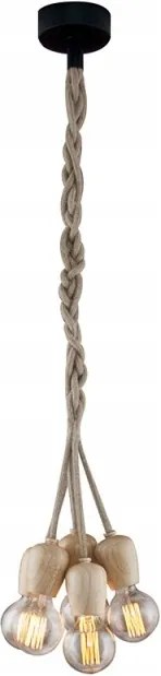 Függőlámpa Túlnyúlás Fa Ozcan 6507-5a bocho