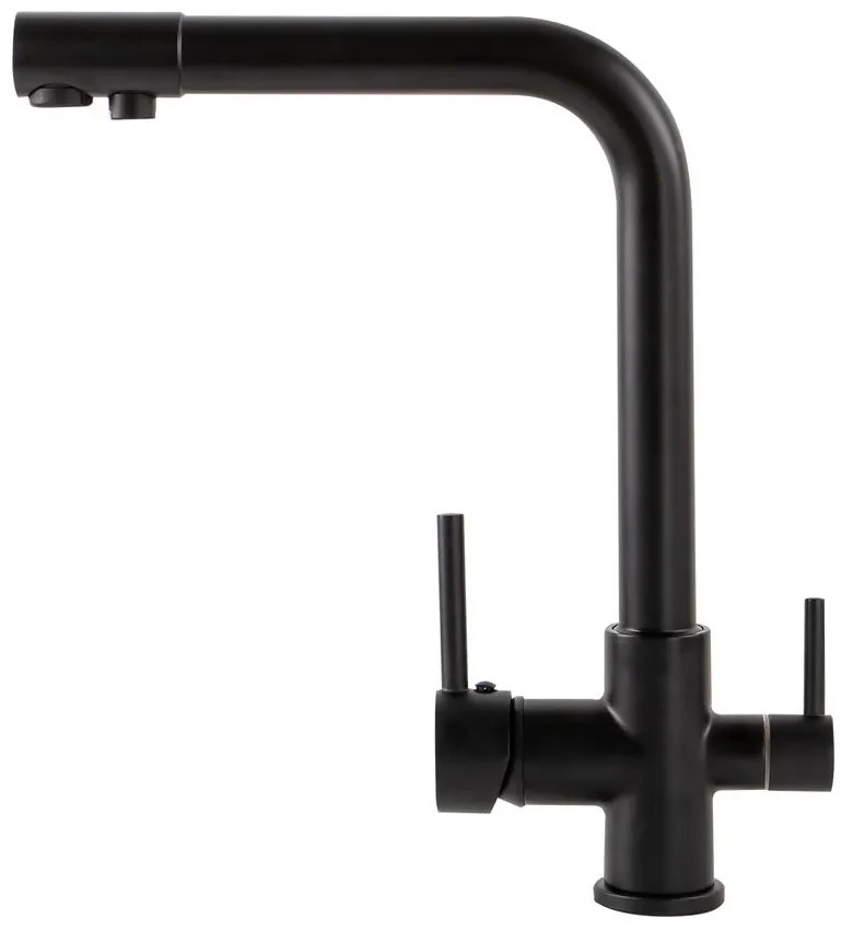 Portland Black 3 utas konyhai csaptelep vízszűrő berendezéshez