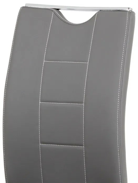 Szürke Ekobőr Étkezőszék. DCL-411 GREY