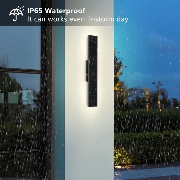 Brilagi - LED napelemes fali lámpa SUN LED/4W/230V 60 cm 4000 mAh IP44