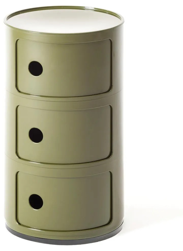 Kartell Componibili 4967 tárolóasztal, 3 tároló rész, több színben Szín: lila