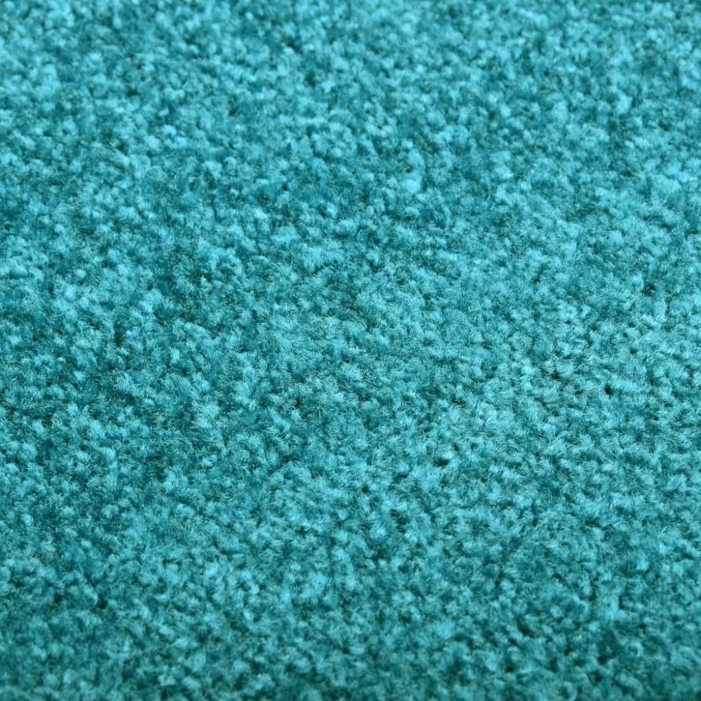 ciánkék kimosható lábtörlő 60 x 180 cm
