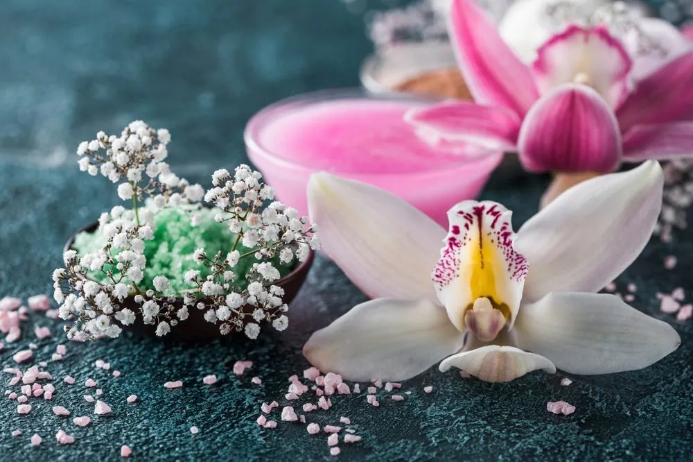 Öntapadó fotótapéta gyönyörű orchidea