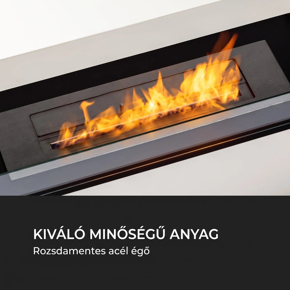 Blumfeldt Fiamme Scoppi, etanol kandalló, rozsdamentes acél égő, 3 l, 5-6 h égési idő