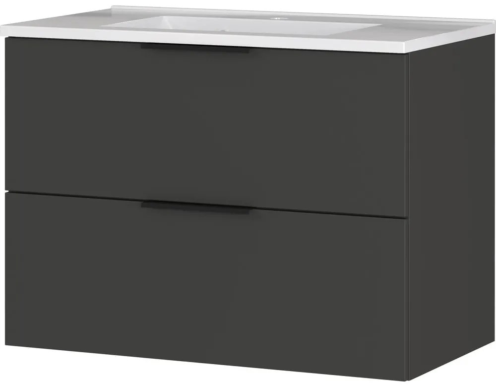 Antracitszürke fürdőszobai bútor szett Crandon – Germania