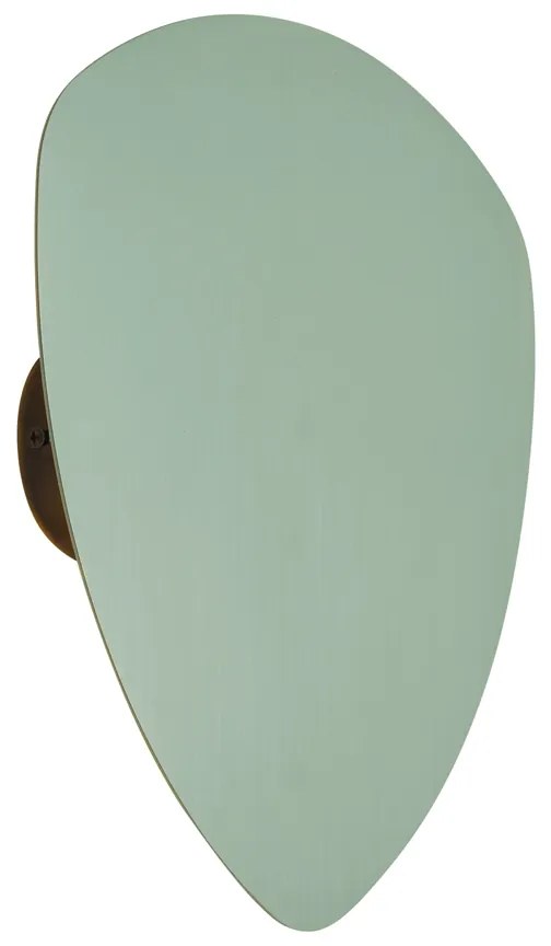 Design fali lámpa zöld organikus 20 cm 2-lámpás - Pulley