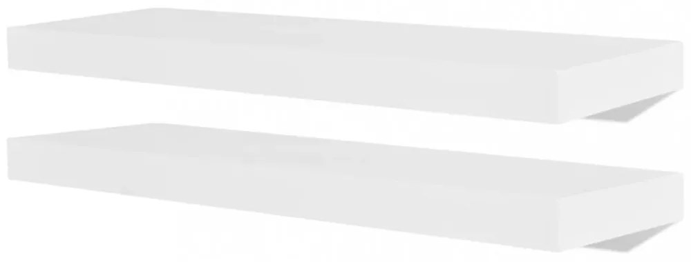 4 db fehér fali polc 60 cm
