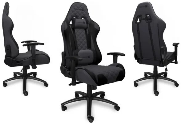 CONNECT IT CGC-1200-GY - Monaco Pro gamer szék szürke/fekete