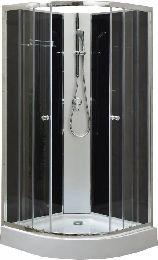 Marco Black II zuhanykabin 80x80x195 cm