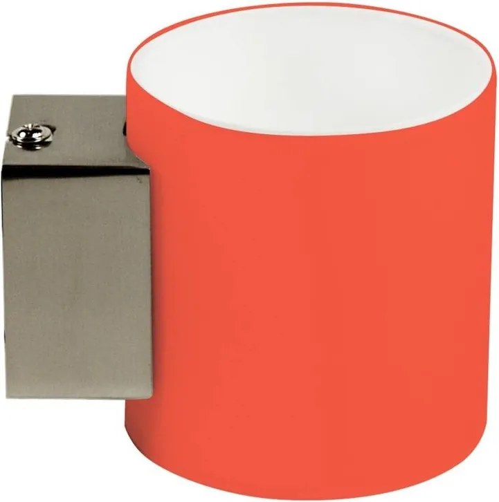 Fali lámpa narancssárga hengeres üveg max 40W Led G9 Simonet Candellux