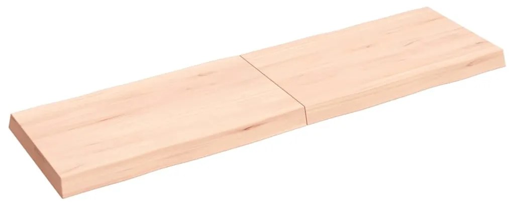 kezeletlen tömör fa asztallap 140x40x(2-6) cm