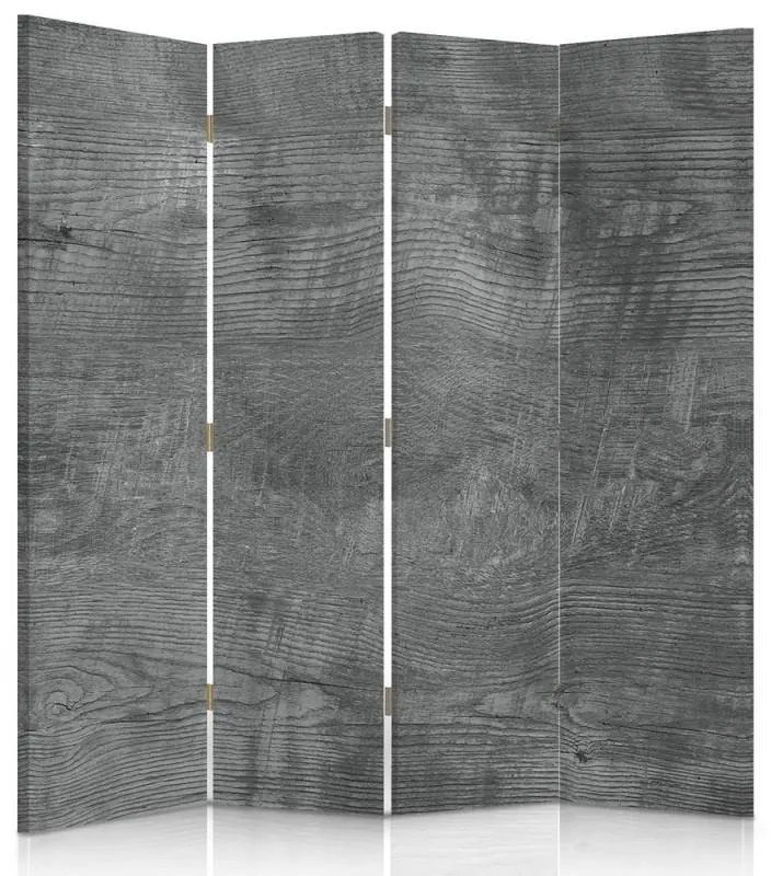 Gario Paraván Szürke fa Méret: 145 x 170 cm, Kivitelezés: Klasszikus paraván