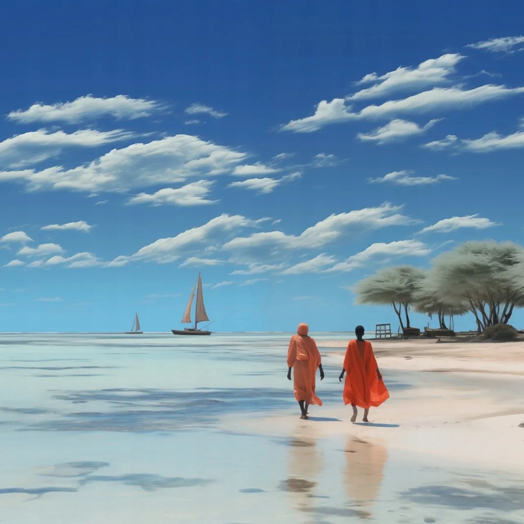 Poszter 90x90cm Nyugalom a homokban