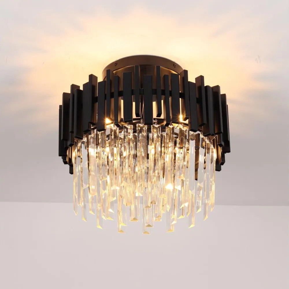 Brilagi - Mennyezeti lámpa VERVE 4xE14/40W/230V átm. 40 cm fekete