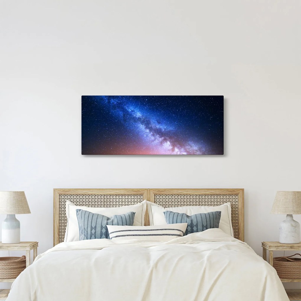 Kép - A csillagok éjszakai szépsége (120x50 cm)