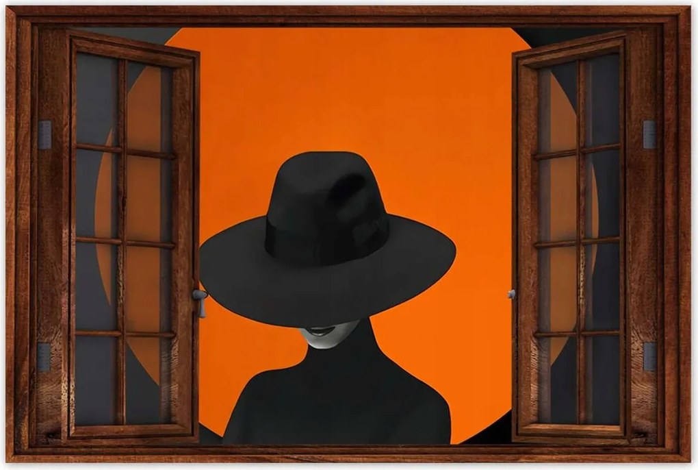 Poszterek 90x60 Elegancia a kalapban