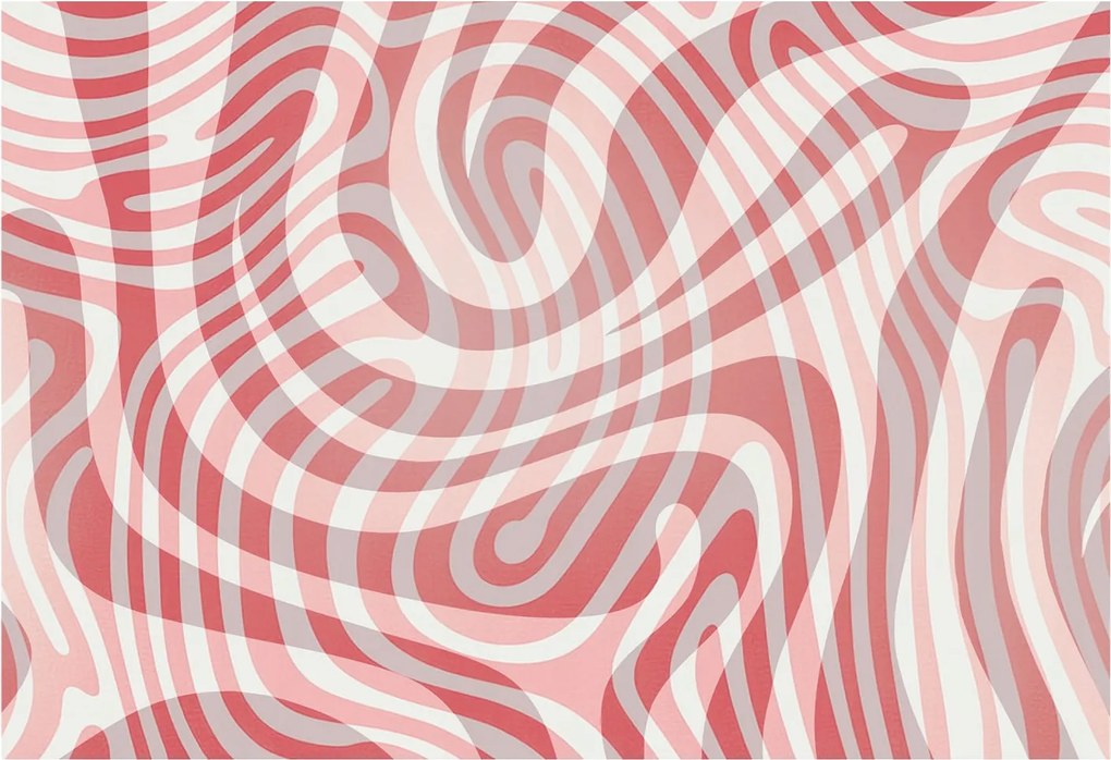 Flizelin fotótapéta Flizelin Design Hullámos vonalak 152x104 Ragasztó