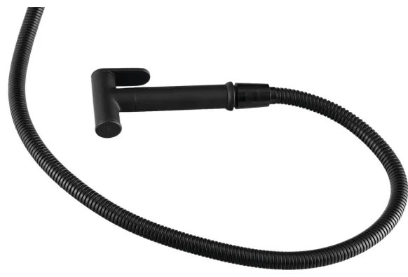 Aqualine - Zuhanyzós bidécsap rejtett beépítéshez matt fekete