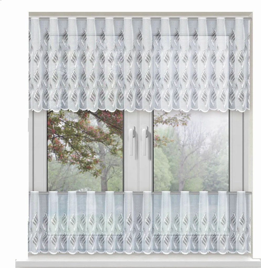 Mg Irigység karnis fehér 25483 300x60cm kész