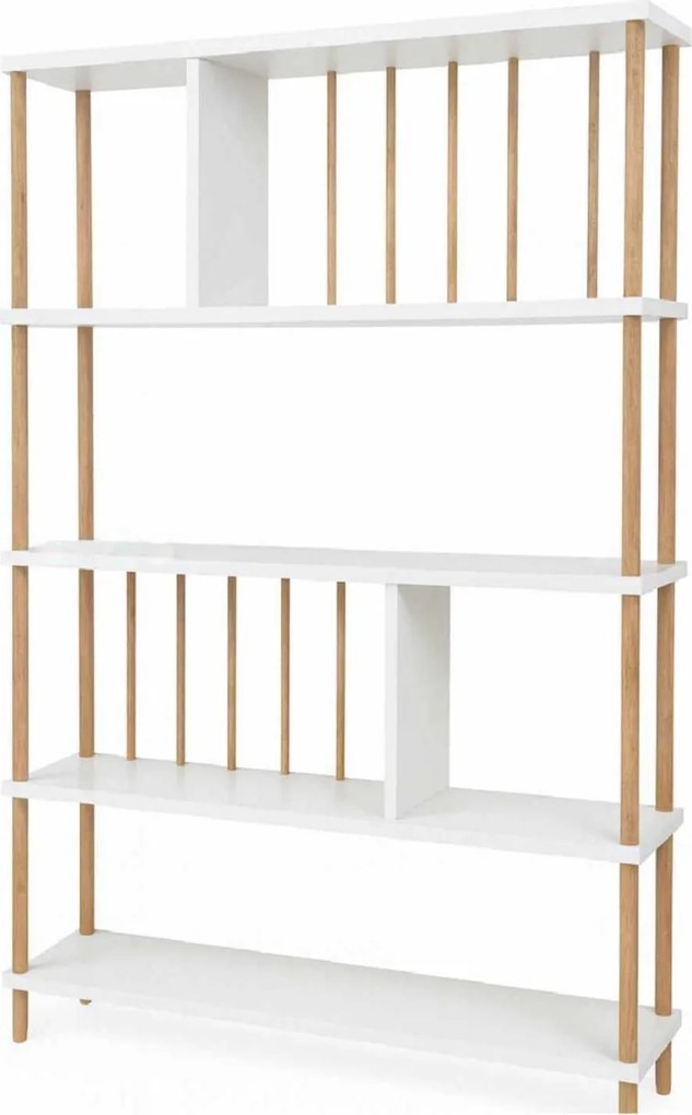 Könyvespolc, fehér, 90 cm – Peka145