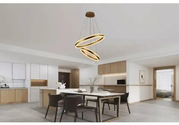 LED állítható fényerejű csillár kábellel LED/135W/230V 3000-6500K + DO