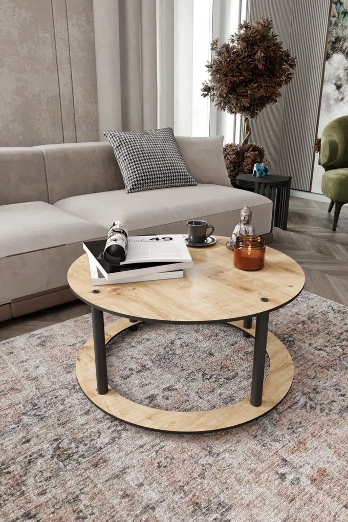 Hole Round - Oak