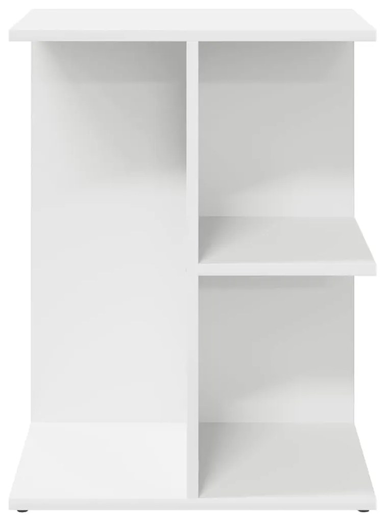 éjjeliszekrények 2 db fehér 46,5x29x61 cm gépelt fa