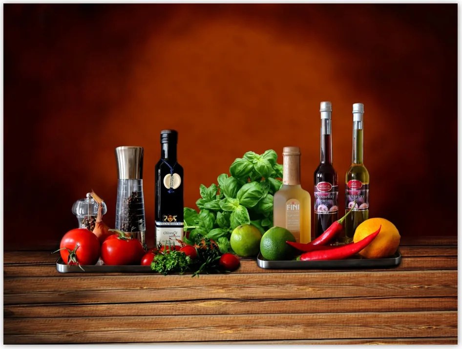 Poszterek 40x30 Zöldségek Gyümölcsök Fűszerek