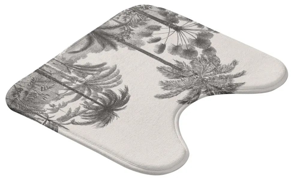 Fekete-bézs fürdőszobai kilépő WC-hez 45x45 cm Cocoty – douceur d'intérieur